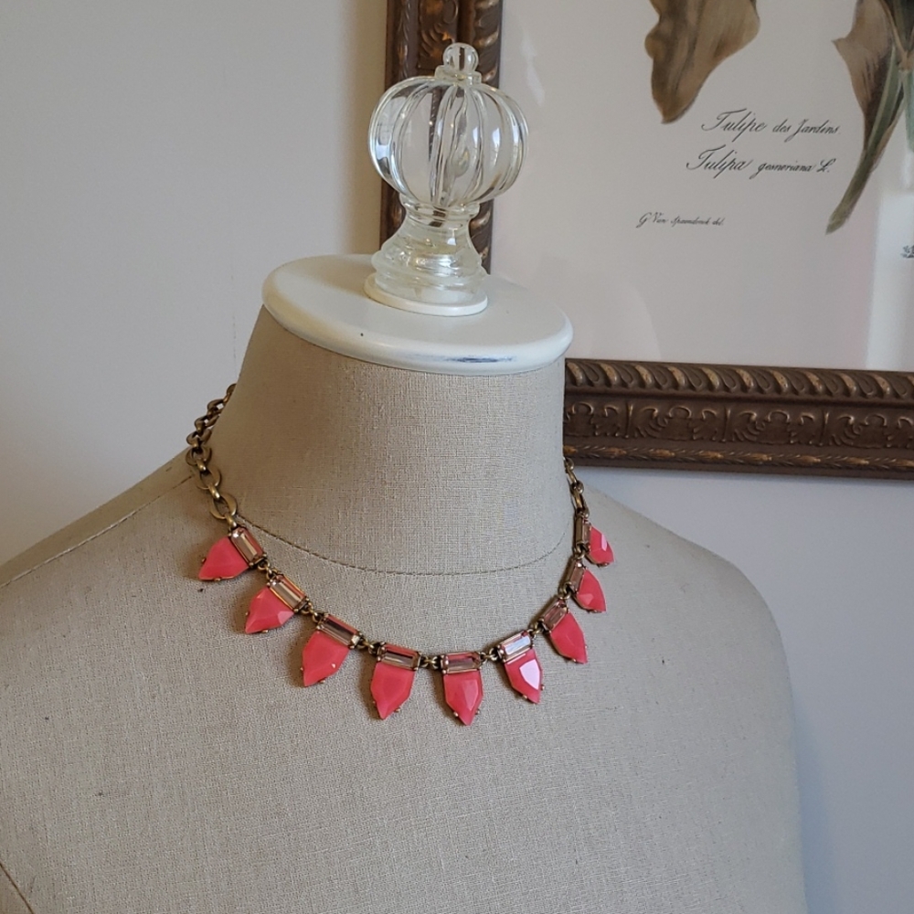 Stella & Dot Pink Candy Necklace